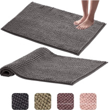 100% Polyester Chenille Quick Drying Super Soft Door Mat Non Slip Rug Bath Mat